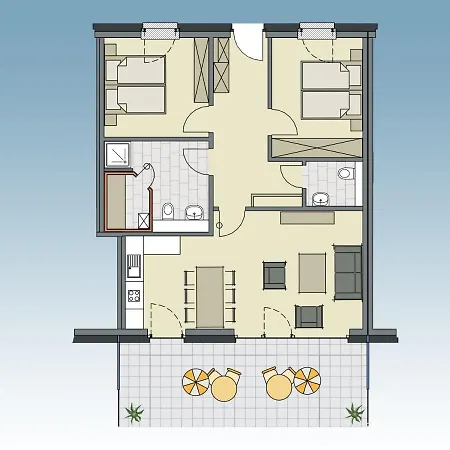 Appartement 5 Sterne Penthouse Deichsuite